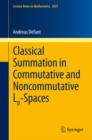 Classical Summation in Commutative and Noncommutative Lp-Spaces - eBook