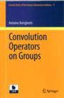 Convolution Operators on Groups - Book