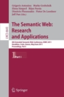 The Semantic Web: Research and Applications : 8th Extended Semantic Web Conference, ESWC 2011, Heraklion, Crete, Greece, May 29 - June 2, 2011. Proceedings, Part I - Book