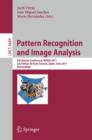 Pattern Recognition and Image Analysis : 5th Iberian Conference, IbPRIA 2011, Las Palmas de Gran Canaria, Spain, June 8-10, 2011. Proceedings - Book