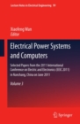 Electrical Power Systems and Computers : Selected Papers from the 2011 International Conference on Electric and Electronics (EEIC 2011) in Nanchang, China on June 20-22, 2011, Volume 3 - eBook