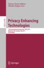 Privacy Enhancing Technologies : 11th International Symposium, PETS 2011, Waterloo, ON, Canada, July 27-29, 2011, Proceedings - eBook