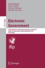 Electronic Government : 10th International Conference, EGOV 2011, Delft, The Netherlands, August 29 -- September 1, 2011, Proceedings - Book