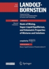 Binary Liquid Systems of Nonelectrolytes II : Heat of Mixing, Vapor-liquid Equilibrium, and Volumetric Properties of Mixtures and Solutions - Book