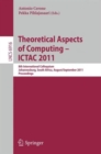 Theoretical Aspects of Computing -- ICTAC 2011 : 8th International Colloquium, Johannesburg, South Africa, August 31 -- September 2, 2011, Proceedings - Book