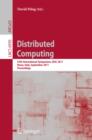 Distributed Computing : 25th International Symposium, DISC 2011, Rome, Italy, September 20-22, 2011, Proceedings - eBook