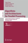 Algorithms and Architectures for Parallel Processing, Part II : 11th International Conference, ICA3PP 2011, Workshops, Melbourne, Australia, October 24-26, 2011, Proceedings, Part II - Book