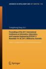 Proceedings of the 2011 International Conference on Informatics, Cybernetics, and Computer Engineering (ICCE2011) November 19-20, 2011, Melbourne, Australia : Volume 1: Intelligent Control and Network - Book
