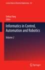 Informatics in Control, Automation and Robotics : Volume 1 - Dehuai Yang