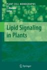 Lipid Signaling in Plants - Book