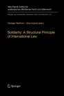 Solidarity: A Structural Principle of International Law - Book