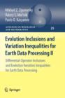 Evolution Inclusions and Variation Inequalities for Earth Data Processing II : Differential-Operator Inclusions and Evolution Variation Inequalities for Earth Data Processing - Book