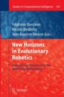New Horizons in Evolutionary Robotics : Extended Contributions from the 2009 EvoDeRob Workshop - Book