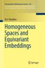 Homogeneous Spaces and Equivariant Embeddings - Book