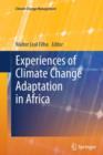 Experiences of Climate Change Adaptation in Africa - Book