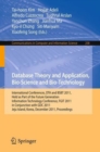 Database Theory and Application, Bio-Science and Bio-Technology : International Conferences, DTA and BSBT 2011, Held as Part of the Future Generation Information Technology Conference, FGIT 2011, in C - Book