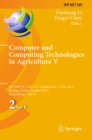 Computer and Computing Technologies in Agriculture : 5th IFIP TC 5, SIG 5.1 International Conference, CCTA 2011, Beijing, China, October 29-31, 2011, Proceedings, Part II - eBook