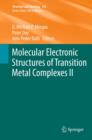 Molecular Electronic Structures of Transition Metal Complexes II - eBook