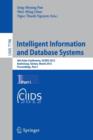 Intelligent Information and Database Systems : 4th Asian Conference, ACIIDS 2012, Kaohsiung, Taiwan, March 19-21, 2012, Proceedings, Part I - Book