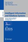 Intelligent Information and Database Systems : 4th Asian Conference, ACIIDS 2012, Kaohsiung, Taiwan, March 19-21, 2012, Proceedings, Part II - Book