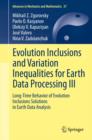 Evolution Inclusions and Variation Inequalities for Earth Data Processing III : Long-Time Behavior of Evolution Inclusions Solutions in Earth Data Analysis - eBook