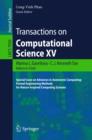 Transactions on Computational Science XV : Special Issue on Advances in Autonomic Computing: Formal Engineering Methods for Nature-Inspired Computing Systems - eBook