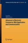 Advances in Electronic Commerce, Web Application and Communication : Volume 1 - Book