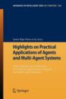 Highlights on Practical Applications of Agents and Multi-Agent Systems : 10th International Conference on Practical Applications of Agents and Multi-Agent Systems - Book