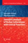 Semantic Analysis of Verbal Collocations with Lexical Functions - eBook