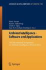 Ambient Intelligence - Software and Applications : 3rd International Symposium on Ambient Intelligence (ISAmI 2012) - Book