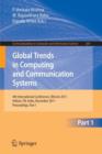 Global Trends in Computing and Communication Systems : 4th International Conference, ObCom 2011, Vellore, TN, India, December 9-11, 2011, Part I. Proceedings - Book