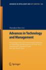 Advances in Technology and Management : Proceedings of the 2012 International Conference on Technology and Management (ICTAM 2012), International Convention Center Jeju, Jeju-Island, Korea - Book