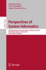Perspectives of Systems Informatics : 8th International Andrei Ershov Memorial Conference, PSI 2011, Novosibirsk, Russia, June 27 - July 1, 2011, Revised Selected Papers - eBook