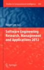 Software Engineering Research, Management and Applications 2012 - Book
