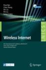 Wireless Internet : 6th International ICST Conference, WICON 2011, Xi'an, China, October 19-21, 2011, Revised Selected Papers - Book