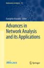 Advances in Network Analysis and Its Applications - Book
