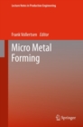 Micro Metal Forming - eBook