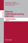 Advances in Web-based Learning - ICWL 2012 : 11th International Conference, Sinaia, Romania, September 2-4, 2012. Proceedings - eBook