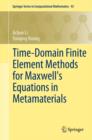Time-Domain Finite Element Methods for Maxwell's Equations in Metamaterials - Book