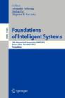 Foundations of Intelligent Systems : 20th International Symposium, ISMIS 2012, Macau, China, December 4-7, 2012, Proceedings - Book