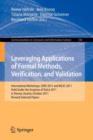 Leveraging Applications of Formal Methods, Verification, and Validation : International Workshops, SARS 2011 and MLSC 2011, held under the auspices of ISoLA 2011 in Vienna, Austria, October 17-18, 201 - Book