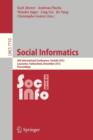 Social Informatics : 4th International Conference, SocInfo 2012, Lausanne, Switzerland, December 5-7, 2012, Proceedings - Book