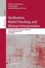 Verification, Model Checking, and Abstract Interpretation : 14th International Conference, VMCAI 2013, Rome, Italy, January 20-22, 2013, Proceedings - Book