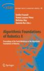 Algorithmic Foundations of Robotics X : Proceedings of the Tenth Workshop on the Algorithmic Foundations of Robotics - Book