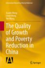The Quality of Growth and Poverty Reduction in China - Book