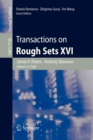 Transactions on Rough Sets XVI - Book