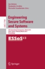 Engineering Secure Software and Systems : 5th International Symposium, ESSoS 2013, Paris, France, February 27 - March 1, 2013. Proceedings - eBook