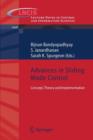 Advances in Sliding Mode Control : Concept, Theory and Implementation - Book