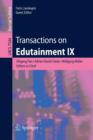 Transactions on Edutainment IX - Book