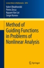 Method of Guiding Functions in Problems of Nonlinear Analysis - eBook